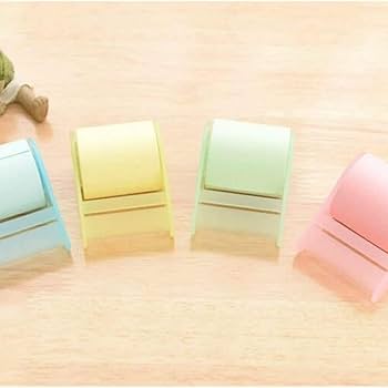 Amazon.co.jp: Sourcemall 付箋 ロールテープ カッター付き 50mm